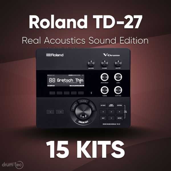 Real Acoustics Sound Edition Roland TD-27